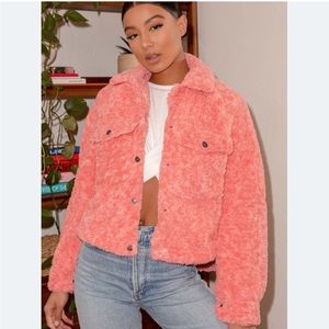 free people teddy swing jacket